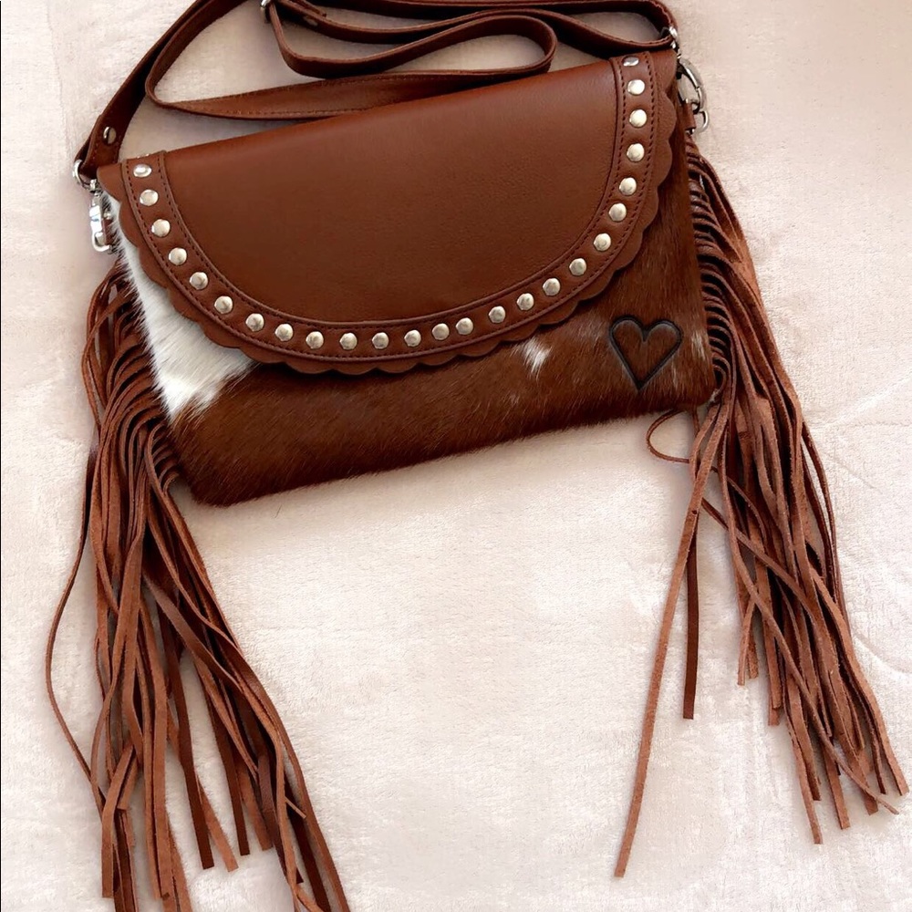 Crossbody Cowhide Purse